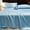 Blue, variant on Ice Silk Bed Sheet Pillow Case 3-piece Set - And Luxurious Soft Ice Silk Bed Sheet Suitable For All Seasons Cool Ice Silk Fabric Machine Washable