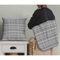 thumbnail image 5 of Soimoi Satin Silk Fabric Plaid Check Print Fabric by The Yard 42 Inch Wide, 5 of 5
