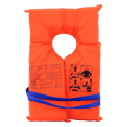 thumbnail image 3 of Aqua Float Adult Type II Life Jacket PFD Universal Fit Adjustable Water Safety Vest Orange, 3 of 4