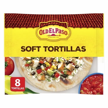 Old El Paso Soft Flour Tortillas, Large, 334g