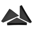 thumbnail image 1 of Uxcell 50Pack Corner Protectors 9x71mm Plastic Right Angle Corner Guards Cushion, Black, 1 of 6
