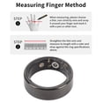 thumbnail image 3 of Bague Intelligente Traqueur de Mise en Forme en Acier Inoxydable IP68 Résistante à l'Eau Compteur de Pas Bague de Santé Intelligente avec Multiples Modes Sportifs pour Hommes Femmes, 3 of 7