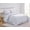 WHITE, variant on Swift Home Luxury 8 Piece Bed in a Bag, All Season Complete Bedding Set, Queen, Black
