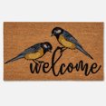 thumbnail image 1 of Paillasson en Lin pour Poitrine Oiseau Bienvenue, 1 of 2