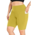 thumbnail image 4 of Wlynlyn Plus Size Biker Shorts for Women High Waisted Compression Yoga Tights Quick Dry Workout Shorts, 4 of 6