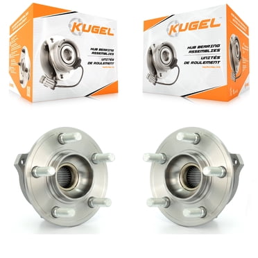 Kugel Front Wheel Bearing and Hub Assembly Pair for Car Dodge Chrysler 300 Charger Challenger Magnum AWD - Left Right Side (Driver Passenger) K70-100297