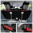 thumbnail image 4 of For 2018–2023 Honda Odyssey FH Group Neoprene Custom Fit Waterproof Car Seat Covers - 3rd Row Red, 4 of 5