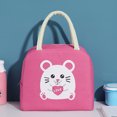 thumbnail image 4 of Transemion Stay Organized With Large Capacity For Home Or Office Large Capacity Design Lunch Bags For Women Bag Deep pink 1 1Set, 4 of 6