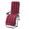 thumbnail image 2 of Coussin Confortable en Polyester pour Fauteuil Inclinable de Jardin, Chaise Épaissie, Tapis Épaissi, Extérieur Intérieur, Rouge Vin B, 2 of 8
