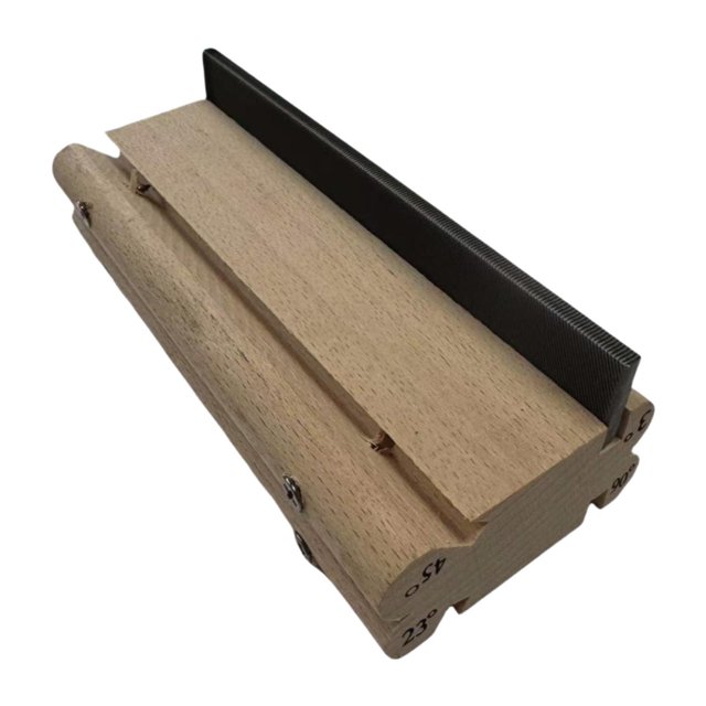 Milaget Friteuse de Guitare, Lime Biseautée, Couronnement, Type B