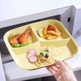 thumbnail image 4 of Fridja Liquidation de Noël Assiettes Compartimentées de 10 Pouces pour Manger Souper avec Paille pour Enfants Adultes Pique-Nique Assiettes Réutilisables, 4 of 5