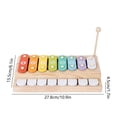 thumbnail image 3 of Fesfesfes Colorful Electronic Keyboard Touch Screen Music Box Educational Early Learning Kids Musical Instrument Piano Box Toy, 3 of 5