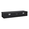 thumbnail image 1 of UWS FWB-58-BLK Tool Box  Fifth Wheel Chest; Single Lid; Diamond Tread; Black; Aluminum; 18-3/4 Inch Width x 59 Inch Length x 11-1/8 Inch Height, 1 of 2