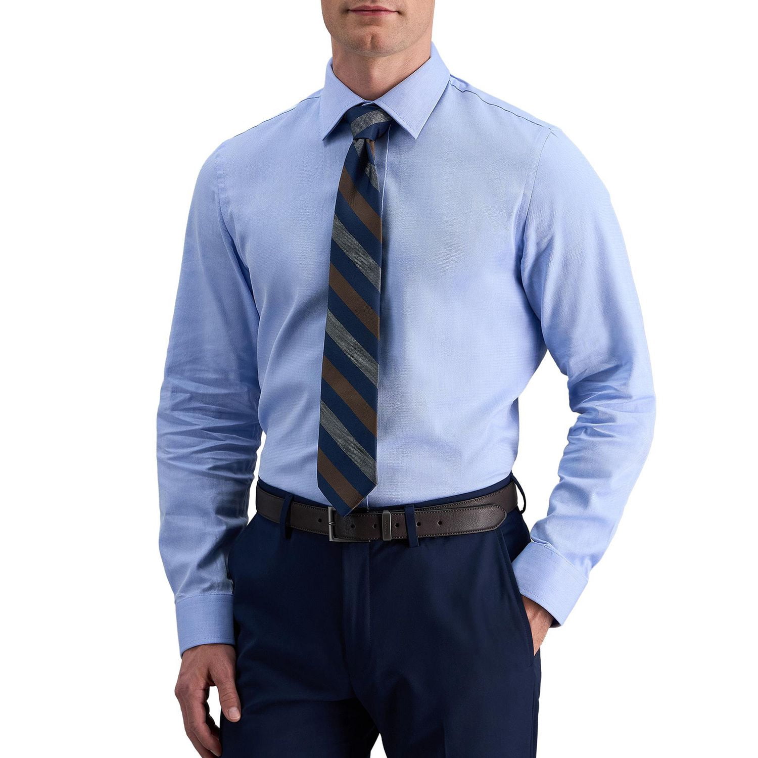 Haggar® chemise habillée confortable et haut de gamme pour hommes