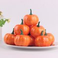 thumbnail image 2 of Rbaofujie Artificial Pumpkins Mini Fake Pumpkins Pumpkins for Halloween Pinchable Decompression Fake Pumpkins, 2 of 6