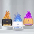 thumbnail image 4 of Becaristey Salt Stone Simulated Flame Aromatherapy Machine Automatic Stop When Water Runs Out Built-in Lack Light wood grain, 4 of 6