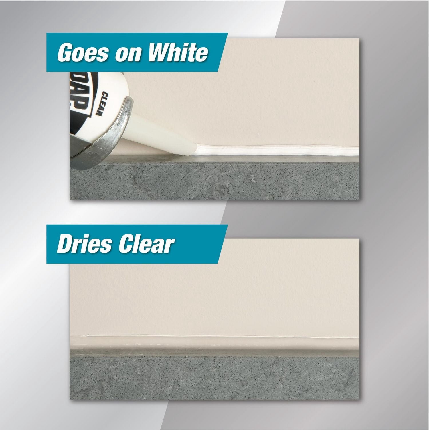 DAP Canada Alex plus Acrylic Latex Caulk plus Silicone, 300ml, Clear