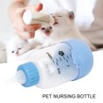 thumbnail image 4 of Biberon pour Animal de Compagnie, Biberon de Lait pour Bébé Chat à Échelle Transparente, Bleu, 4 of 8