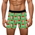 thumbnail image 1 of KHONTS Customized Men's Boxers - Personalized Gifts for Boyfriend - Custom Underwear Green XXL, 1 of 8