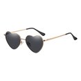 thumbnail image 4 of maskred PVC Heart-Shaped Glasses Non-Slide Silicone Nose Pads And Mulitple Colours For Chic Look Gold Metal black 5Set, 4 of 6