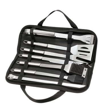 Unique Bargains BBQ Grill Tool Set- 12 in 1 Stainless Steel Barbecue Grilling Accessories with Carrying Case