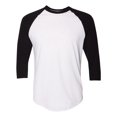 thumbnail image 1 of 5050 Raglan T-Shirt à Manches Trois-Quarts, S, Blancnoir, 1 of 2
