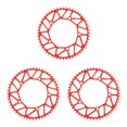 thumbnail image 2 of Ruiboury Lightweight And Easy To Install - Smooth Operation Chain Ring For Bicycles Bicycles Crank Bike Chain 52T red 3Set, 2 of 6
