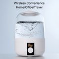 thumbnail image 4 of Underwear Washing Machine, Wireless Mini Washer Rechargeable Mini Portable Washing Machine with Automatic Dewatering for Underwear Baby Clothes, Small Washer for Travel, 4 of 7
