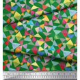 thumbnail image 3 of Soimoi Rayon Fabric Triangle Geometric Fabric Prints by Yard 42 Inch Wide, 3 of 3