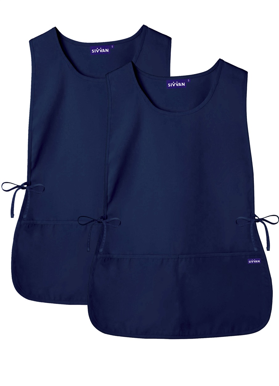 Tablier de Cordonnier Unisexe Sivvan (Lot de 2) - Attaches de Taille Réglables, 2 Poches avant Profondes