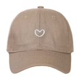 thumbnail image 1 of Trendy Heart Embroidered Baseball Cap for Daily Wear - Adjustable and Versatile Headgear for All Seasons, 1 of 4