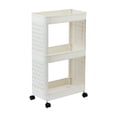 thumbnail image 2 of Clearance! KITTEHIGM Mobile Trolley Rack Under The Desk Floor Standing Desk A4 File Book Snack Storage Rack Today Show Deals Bargain Finds, 2 of 6