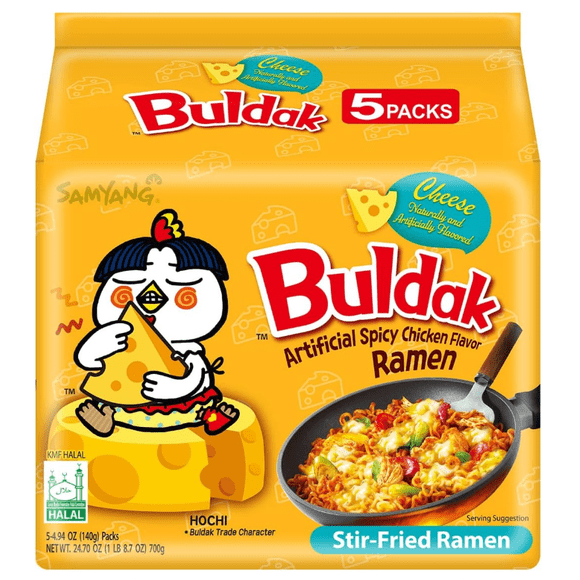 Samyang – Nouilles Buldak au Poulet Épicé (Fromage)