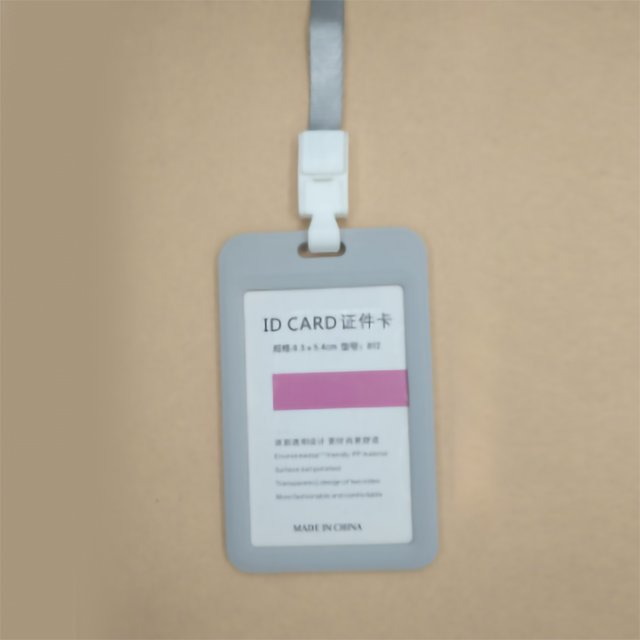 Employee Job Badge Badge Holder Job Badge Badge Holder With Lanyard Id Badge Holder Employee Job Badge Double Sided Transparent Employee Work Card Student Card Badge Holder With
