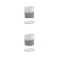 thumbnail image 1 of kurtrusly Ceramic Flower Pots For Small Spaces And Easy To Maintain Herbs Ceramic Flowerpot Ceramic Pot Planter Eco-friendly gray 11*11 2Set, 1 of 6