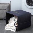thumbnail image 2 of Laundry Hamper Bag Large Capacity Saving Space Demin Washing Storage Foldable Clothes Basket for Bedroom, 2 of 7
