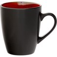 thumbnail image 2 of Gibson Home Soho 16 Piece Round Stoneware Dinnerware Set, Burgundy & Black, 2 of 9