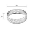 thumbnail image 1 of [Brand Clearance!]  With Hole Breathable French Style Mousse Cake Ring Kitchen Baking Tool, 1 of 6