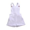 thumbnail image 1 of Unisex Infant Baby Square Neck Romper Pure Color Strap Bodysuit, 1 of 7