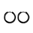 thumbnail image 2 of Boucles d'Oreilles Créoles en Acier Inoxydable Tailles Multiples pour Hommes et Femmes, 2 of 3