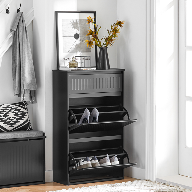 SoBuy Armoire à Chaussures Étagère à Chaussures Rangement Organisateur FSR165-SCH