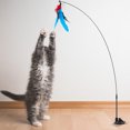 thumbnail image 4 of 3 Pcs Tête de Rechange en Plumes Jouet pour Chat Jouet Interactif, 4 of 5