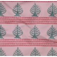 thumbnail image 4 of oneOone Organic Cotton Poplin Twill Fabric Chevron & Tree Block Printed Fabric 1 Yard 42 Inch Wide, 4 of 4