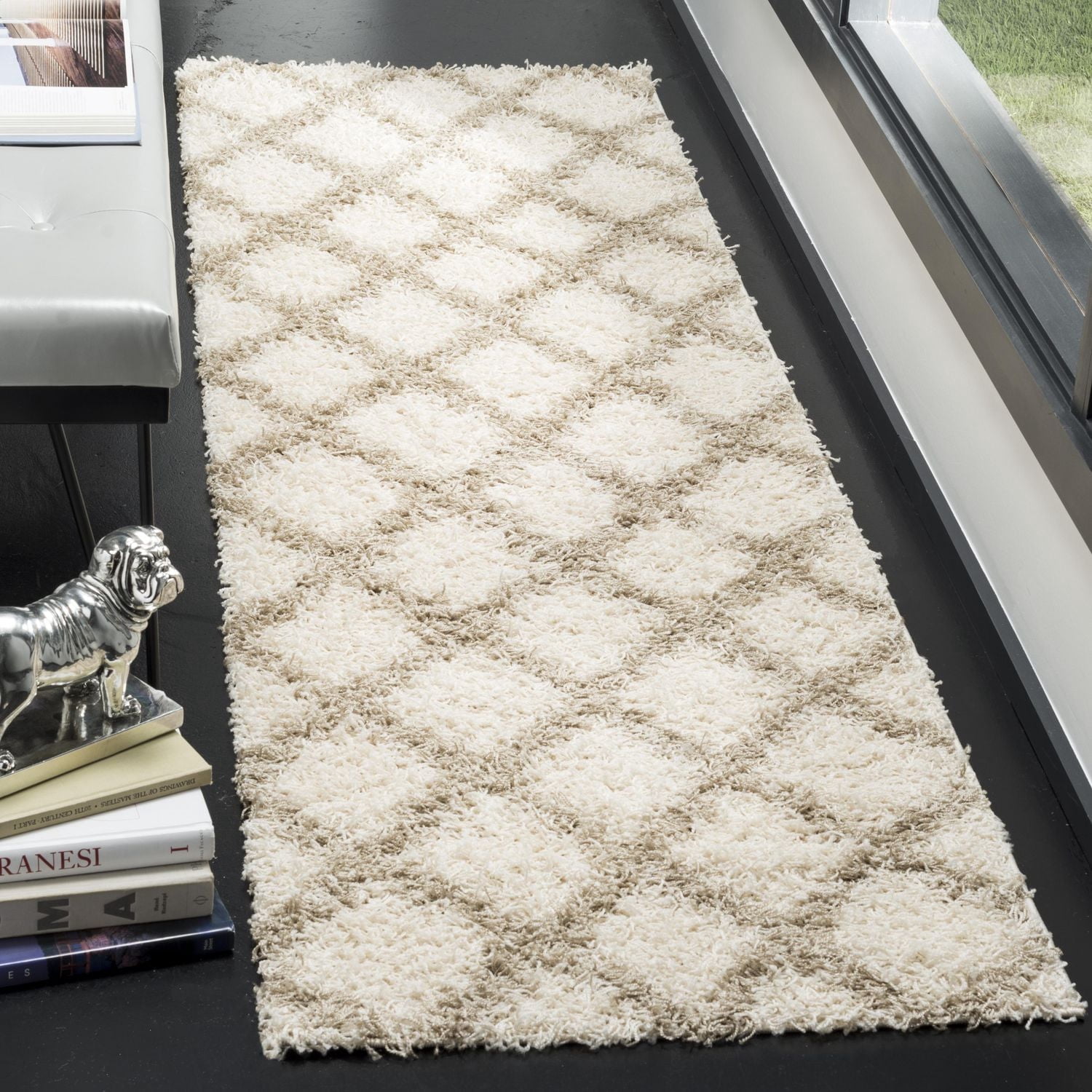 Safavieh Dallas Jerrie Tapis Géométrique Shag