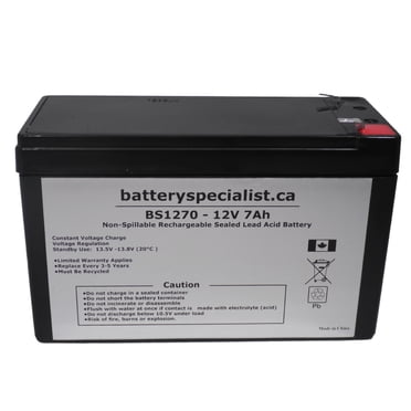 Batterie Étanche Rechargeable 12 V 7 Ah