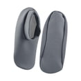 thumbnail image 4 of Voxware Lot d'Huile de Ricin pour les Pieds Chaussettes de Pieds Réutilisables Antidérapantes Lavables Enveloppements Matériau Polyester Acrylique Doux pour Activités de Sommeil Convient pour la Maison Intérieur Gris, 4 of 8