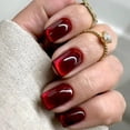 thumbnail image 1 of Ensemble de 24 Faux Ongles Oeil de Chat Réutilisables à Presser avec Design Scintillant Élégant, 1 of 7