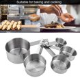 thumbnail image 3 of Ccdes Tasse à Mesurer de Cuisson, 5pcs / Ensemble en Acier Inoxydable Anti-Rouille Tasse à Mesurer Cuillère Outil de Cuisson, Tasse à Mesurer en Acier Inoxydable, 3 of 8