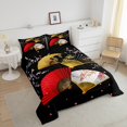thumbnail image 4 of Erosebridal Oriental Exotic Fans Bedding Todder Comforter Set, Japanese Style Down Comforter, Reversible 2 Pieces, 4 of 8