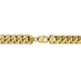 thumbnail image 4 of 14k Yellow Gold 26 Inch 13.2mm Miami Cuban Chain Necklace Pendant Charm Curb, 4 of 9